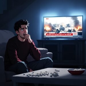Strategien zur Bewältigung von posttraumatischem Stress und dem psychologischen Einfluss nuklearer Bedrohung.